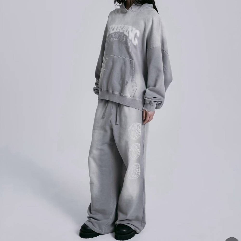 BTS Arirang World Tour Gray Hoodie & Sweatpants Set Official Merch Sz L